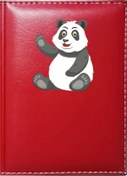 Resim Promosyon Denizi Sevimli Panda 1 Görselli Kırmızı Ruhsat Kabı 