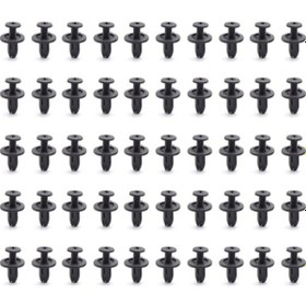 Resim 50 Adet 6mm Çamurluk Perçin Klipsleri Atv Kaporta Çamurluk Klipsi Otomatik Bağlantı Elemanı Klipsleri Suzuki İçin Yedek 