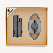 Resim Cohiba 3 Torch Çakmak ve Kesici Puro Seti Gunmetal 