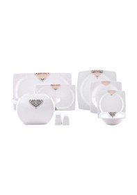 Resim Emsan Fine Bone Fiore Gold 61 Parça 12 Kişilik Yemek Takımı 