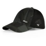 Resim ONEFOFFİCİAL Diamond Black Air Fileli Ve Desenli Siyah Onef Spor Şapka - Unisex 