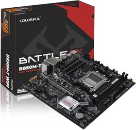 Resim COLORFUL BATTLE-AX B850M-T WIFI V14 AMD AM5 DDR5 4800MHz mATX Gaming (Oyuncu) Anakart 