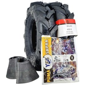 Resim Çapa Lastiği 400-8 Tt 4kat Takım 2'li+iç Lastikli Set 