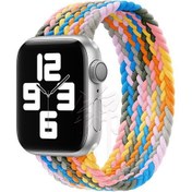 Resim Moda Naylon Örgülü Tek Bileklik, watch Saat Kayışı İçin Metal Kafa 42/44/45/46/49mm S Kodu, Uzunluk 145mm Kalp Mor 