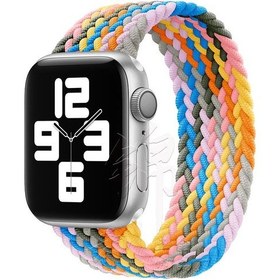 Resim Moda Naylon Örgülü Tek Bileklik, watch Saat Kayışı İçin Metal Kafa 42/44/45/46/49mm S Kodu, Uzunluk 145mm Kalp Mor 