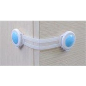 Resim Çocuk Koruma Dolap ve Çekmece Kilidi Bebek Güvenliği 2'li Set 