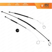Resim Renault Megane MK2 2002-2009 CC Cabrio İçin Ön Sağ Cam Kriko Seti 