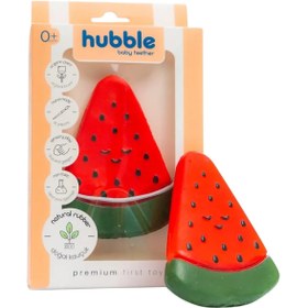 Resim Hubble - Doğal Bebek Diş Kaşıyıcı Ve Oyuncağı Karpuz 
