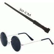 Resim Harry Potter Asası ve Gözlüğü Seti 