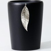 Resim Leaf Diş Fırçalık Siyah Gümüş 