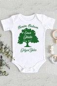 Resim Genel Markalar Baba Organik Baskı Çınar Gibidir Bebek Body Zıbın 