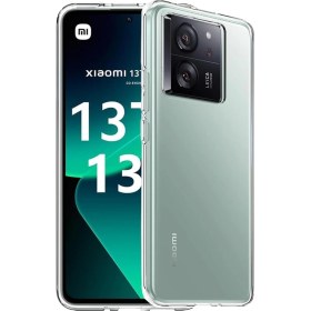 Resim Xiaomi Mi 13T Kılıf Lüx Şeffaf Silikon Kılıf 