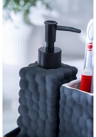 Resim Acar Vega Gri 3 Parça Banyo Seti 