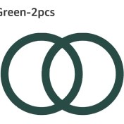 Resim GongtuShop Yeşil Stil Magsafe Için 2 Paket Manyetik Plaka Yüzük Evrensel Metal Etiket Desteği Mıknatıs Araba Tutucu Için Kablosuz Şarj Metal Plaka Levha (Yurt Dışından) 