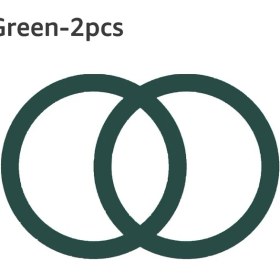 Resim GongtuShop Yeşil Stil Magsafe Için 2 Paket Manyetik Plaka Yüzük Evrensel Metal Etiket Desteği Mıknatıs Araba Tutucu Için Kablosuz Şarj Metal Plaka Levha (Yurt Dışından) 