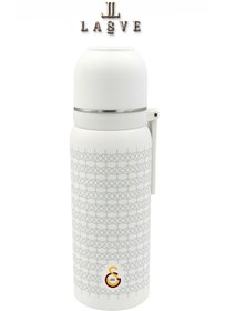 Resim Galatasaray LİSANSLI 650ML YENİ SEZON ÇELİK TERMOS BARDAKLI ÖZEL KUTULU 
