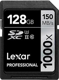 Resim Lexar 128 Gb 1000x U3 V60 4k Sd Hafıza Kartı (150 MB/S) 