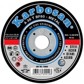 Resim Karbosan Nk Metal Kesici 115x3.0x22 910910 