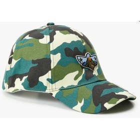 Resim Koton Kamuflaj Kep Şapka Aplikeli Pamuklu Haki 4skb40045aa Haki 