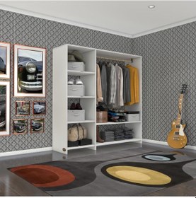 Resim Kenzlife giysi dolabı mükremin 150*150*40 byz gardırop 