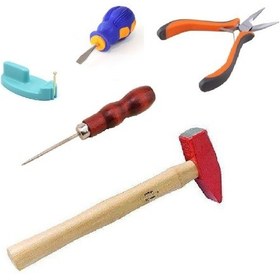 Resim hayal Sepeti filografi seti Ağaç Saplı Çekiç 100 gr+bız+çakma apa 