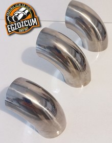 Resim Paslanmaz Krom Dirsek Boru 40 Mm. 