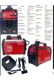 Resim ekinler el aletleri ARC 950 DC İnverter Dijital Kaynak Makinesi (Kırmızı)EEA408 