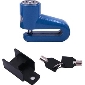 Resim Pengfushop5 Lacivert Tarzı 2022 Yeni Güvenlik Disk Fren Kilidi Motosiklet Bisiklet Için Taşınabilir Fit Hırsızlığa Karşı Asma Kilit Su Geçirmez Dağ Yolu Bisiklet Rotor (Yurt Dışından) 