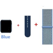 Resim Pazariz FK99 Plus Akıllı Saat Kablosuz Şarj Çift Kordon Wıreless Charger Mavi 
