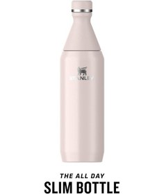 Resim Stanley All Day Slim Soğuk Su Şişesi Termosu, Pembe Kuvars Rose Çok Renkli 