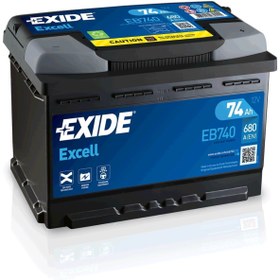 Resim Exide 12v 74 Ah Amper 680 En Excell Akü (eski Akü Iade Avantajıyla ) 