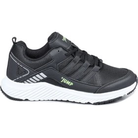 Resim Jump 24865 Siyah - Neon Yeşil Erkek Sneaker Günlük Spor Ayakkabı 