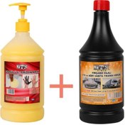 Resim Dtx Kimya Granüllü Yağ Sök. El Temizleme Kremi 1 Kg & Oto, Motor Ve Tır Yıkama Şampuanı 1 Lt 