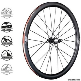 Resim Fsa Vision Sc40 Disc Tlr Karbon Yol Bisiklet Jant Seti 