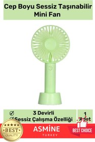 Resim Örensa Özel Üretim Usb Şarjlı 3 Kademeli Sessiz Taşınabilir Mini Fan Pervaneli Soğutucu Küçük Vantilatör 