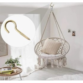 Resim Beşel Metal Piton Vidalı Gerdirme Çekme Kaldırma Avize Asma Kiti 18X60 (25 Adet) 
