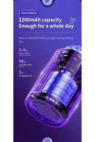 Resim Joyroom JR-MS01 Maya Seri RGB Maya Serisi RGB Kablosuz Hoparlör-Siyah 