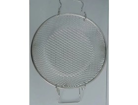 Resim 5dm Hareketli Çift Kulplu Cips Kızartma Teli Patates Kızartma 20 cm 