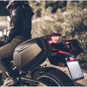 Resim Shad Sert Kabuk Motosiklet Heybe Yan Çanta 30L X0SE48SR 