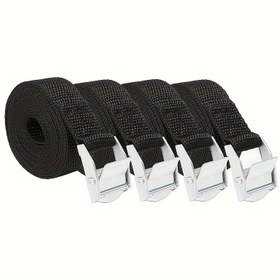Resim 4 Adet Bağlama Kayışı Hızlı Çıkarma Tokalı Sırt Çantası Bagaj Kayışı Çatı Üstü Bağlama Montajlı Yük Için 