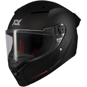 Resim AXXIS Motosiklet Kask Full Face ECE 22.06R Fenix Solid A1 Matt Black Motor Kaskı 