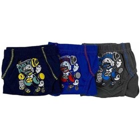 Resim Tutku 0138 Erkek Çocuk Renkli Slip Külot 6 Adet 
