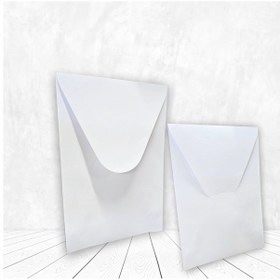 Resim Dikey Davetiye Zarfı 50 Adet 12x18 Beyaz Zarf 