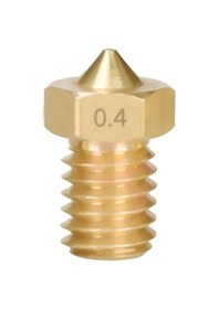Resim 3d Yazıcı-printer M6 1.75mm / 0.4mm V5-v6 Pirinç Nozzle 