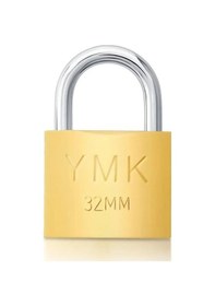 Resim Ymk Asma Kilit Sarı Kısa 32 Mm Ymk-1232b 