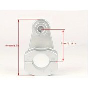 Resim Chuangyinshop Black 22mm & 28mm Motorcycle Handlebar Riser Mount Ayarlanabilir Kelepçe 2.2cm 2.8cm Tüm Motorlar İçin 