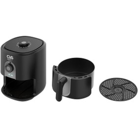 Resim DEKORANLA 5,5 Litre Sıcak Hava Fritözü Siyah, Sağlıklı ve Pratik Pişirme Keyfi 