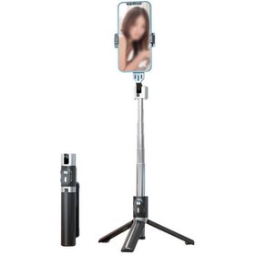 Resim Genel Markalar P60 Plus Çok Fonksiyonlu Tripodlu Bluetoothlu Uyumlu Selfie Çubuğu 