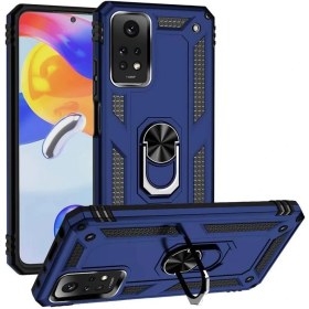 Resim Smody Xiaomi Redmi Note 12 Pro 4g Kılıf Kamera Korumalı Sürgülü Yüzüklü Standlı Tank 