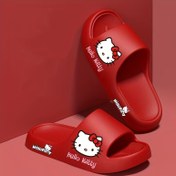 Resim Sanrio Hello Kitty Bayan Kaymaz Terlik - Pembe Fiyonk Tasarımlı, Yumuşak ve Hafif Banyo & Ev İçin Mavi/Kara Renk, İkonik "Hello Kitty" Ad Etiketli, Kadınlar İçin Terlikler, Banyo Terlikleri, Kadınlar için ev terlikleri, Kadınlar için yumuşak terlikler, Banyo Terlikleri, Duş Terlikleri, Kadınlar İçin Sevimli Terlikler, Kadınlar için plaj terlikleri, Kadınlar için Kaydırmaz Terlikler, Kadınlar için Sleepers Ayakkabılar, Kadınlar İçin Uyku Tulumu, Kadınlar İçin Uyku Ayakkabısı, 